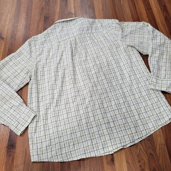 Wrangler Outdoor Series Plaid Button Front Shirt Regular Fit  Size XL - Picture 2 of 8